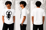 Goku Anime T Shirt Black & white