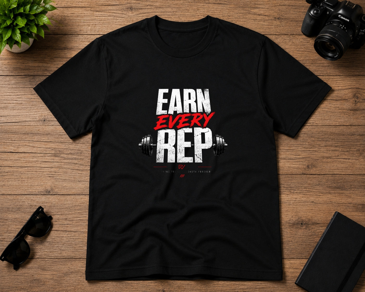 Earn Every Rap T-Shirt Black