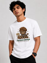 Checkered Campanion T-Shirt white