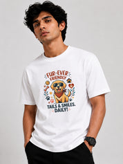 Fur Ever Friendly T-Shirt White