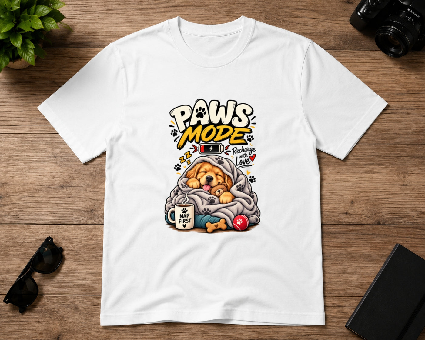 Paws Mode T-Shirt White