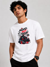 Mood Not Today Cat T-Shirt White