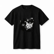 Gangster Cat T-Shirt Black