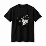 Gangster Cat T-Shirt Black