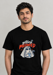 Getting Meowied T-Shirt Black