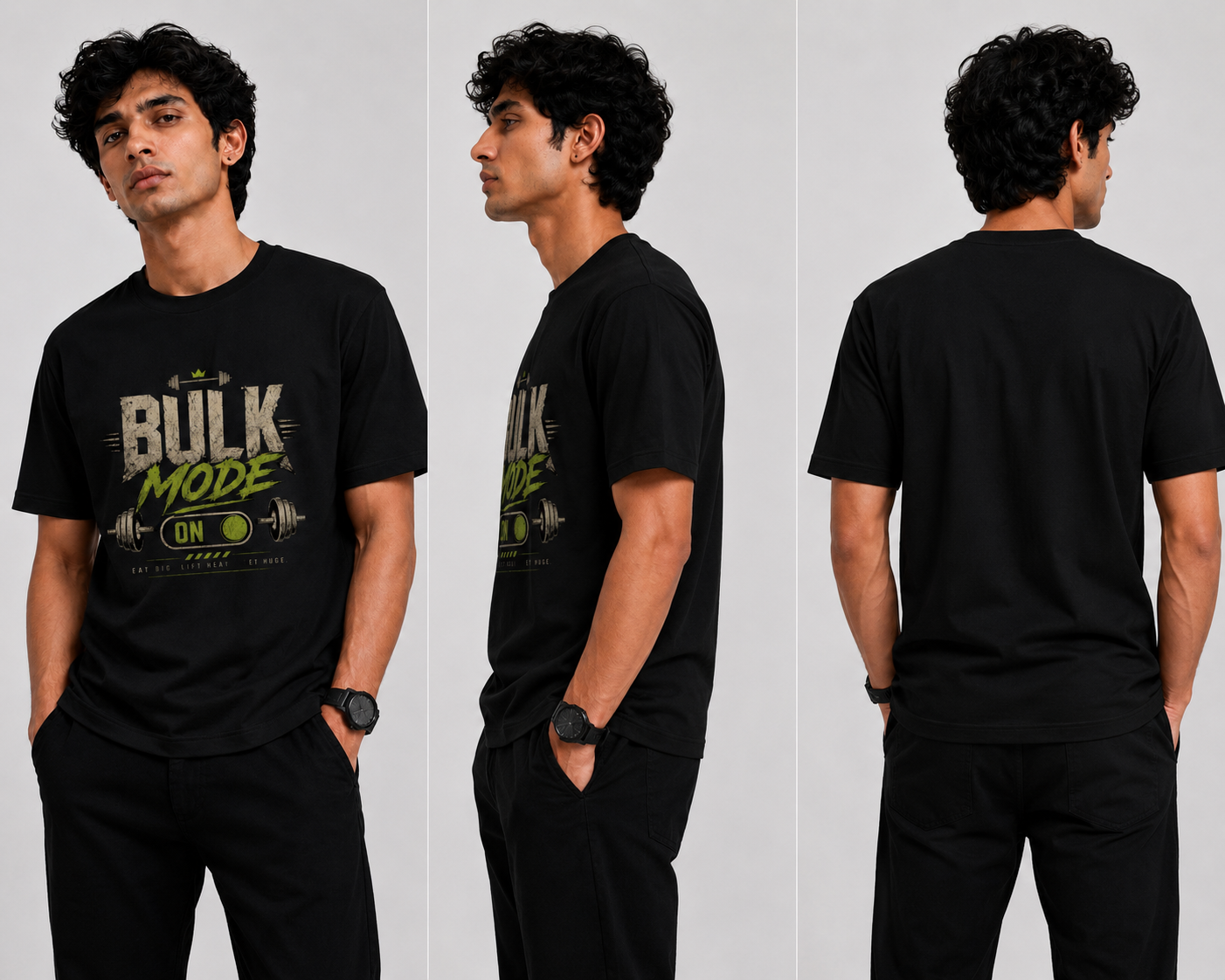 Bulk Mode On T Shirt Black