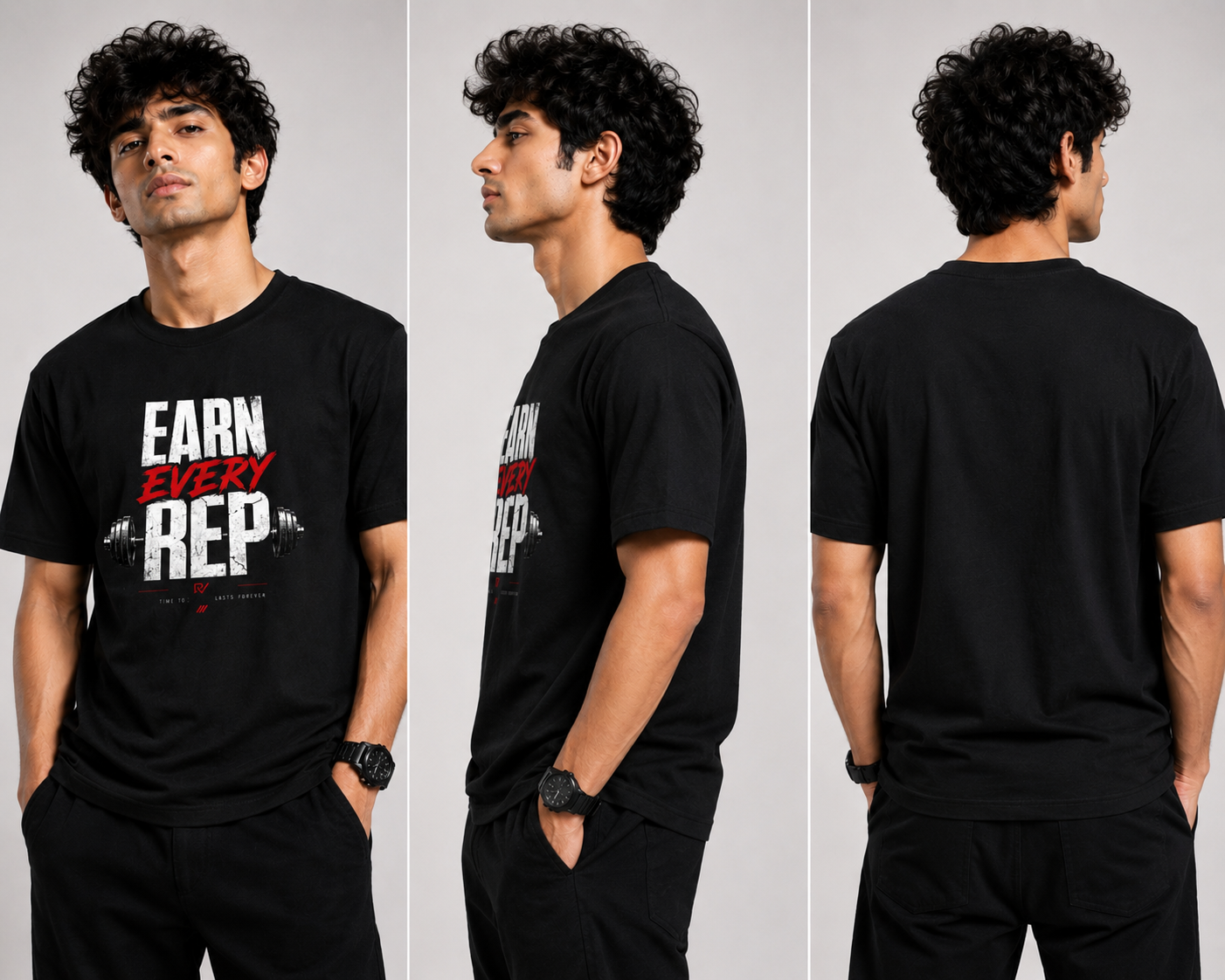 Earn Every Rap T-Shirt Black