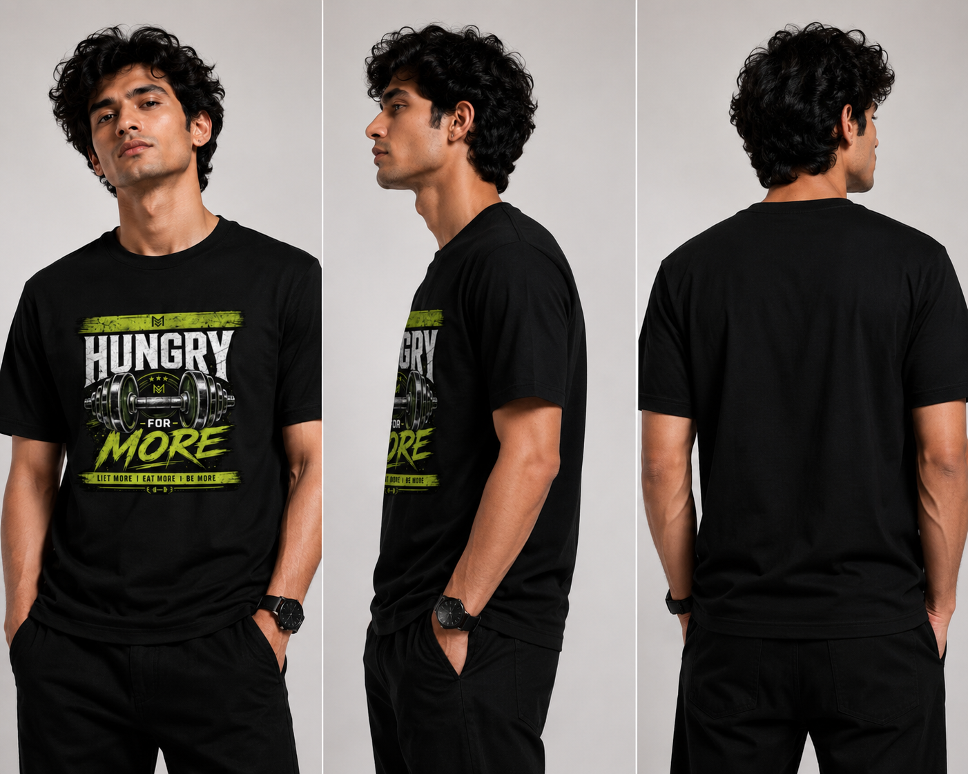 Hungry For More T-Shirt Black