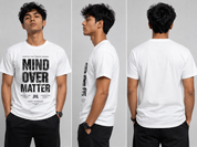 Mind Over Matter T Shirt White
