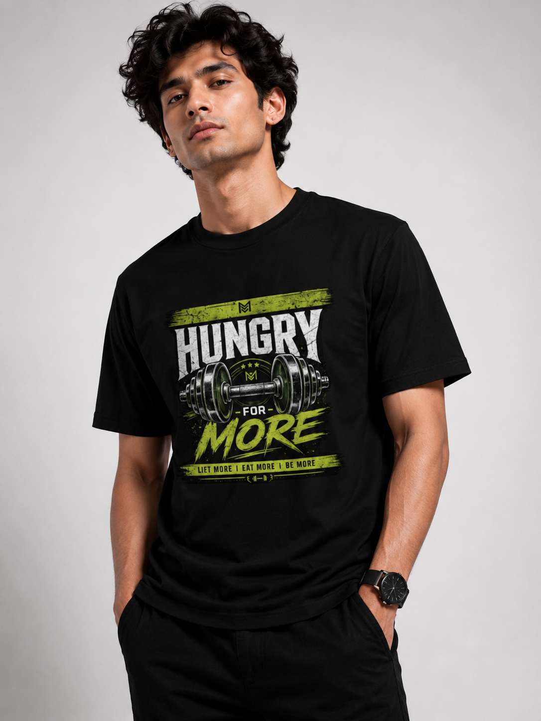 Hungry For More T-Shirt Black