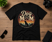 Dog Mom T-Shirt Black